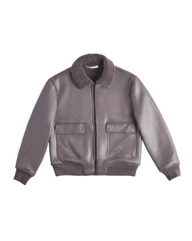 VEGAN SHERPA BOMBER