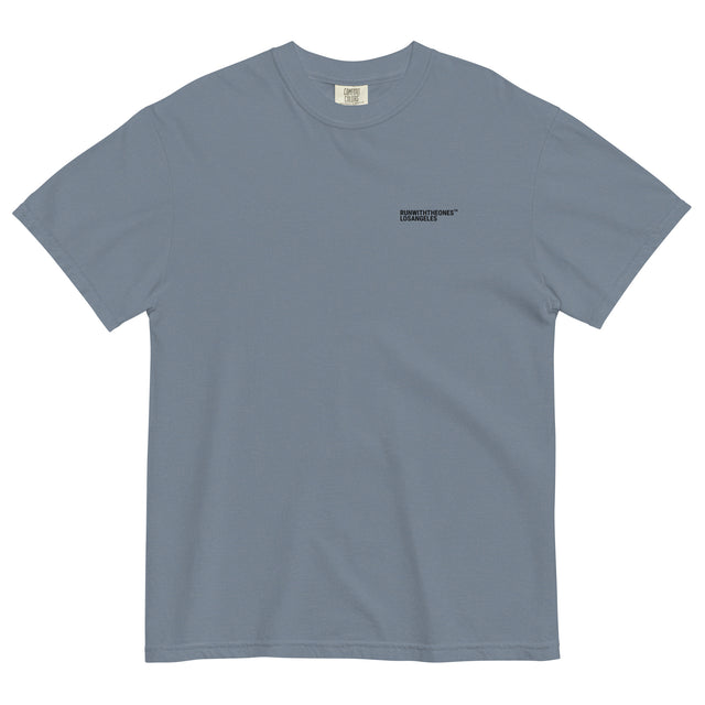 BRANDED GARMENT DYED T-SHIRT