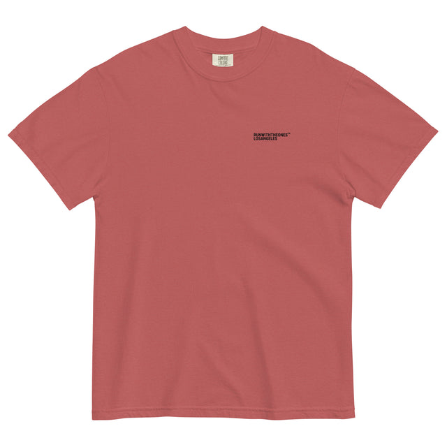 BRANDED GARMENT DYED T-SHIRT