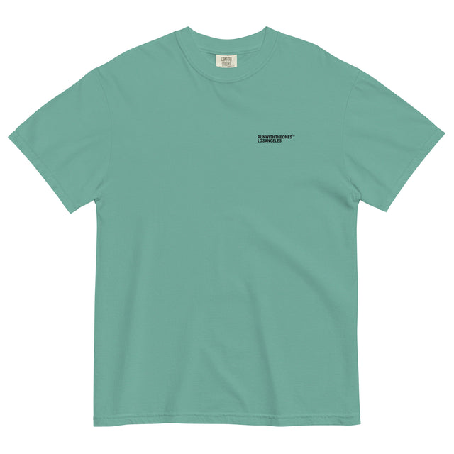 BRANDED GARMENT DYED T-SHIRT